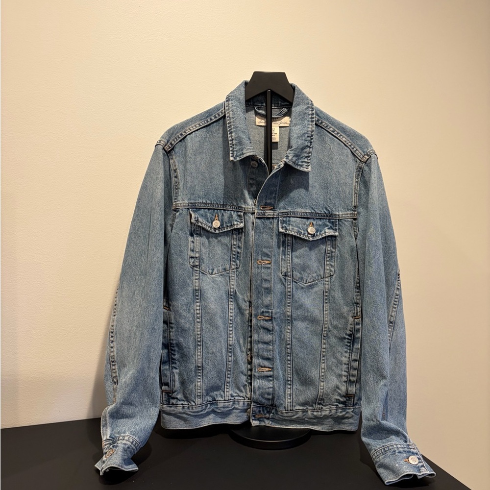 Embroidered Blue Jean Jacket - Picture 2 of 6